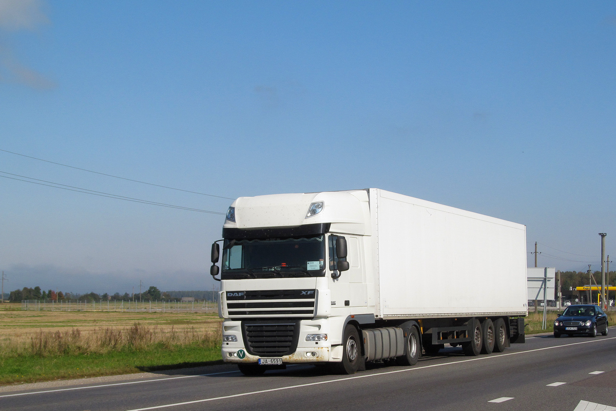 Латвия, № JA-6591 — DAF XF105 FT