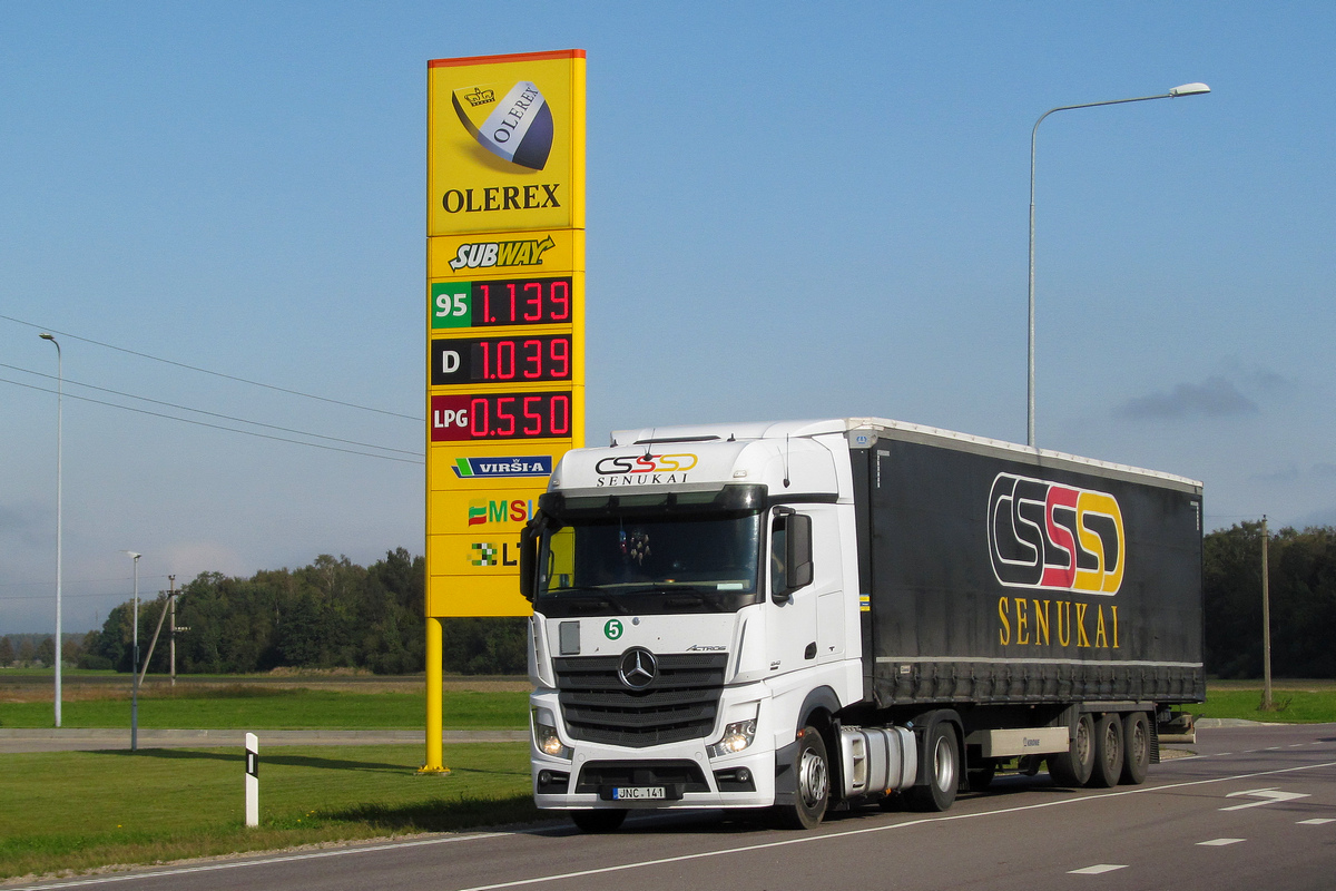 Литва, № JNC 141 — Mercedes-Benz Actros ('2011) 1842