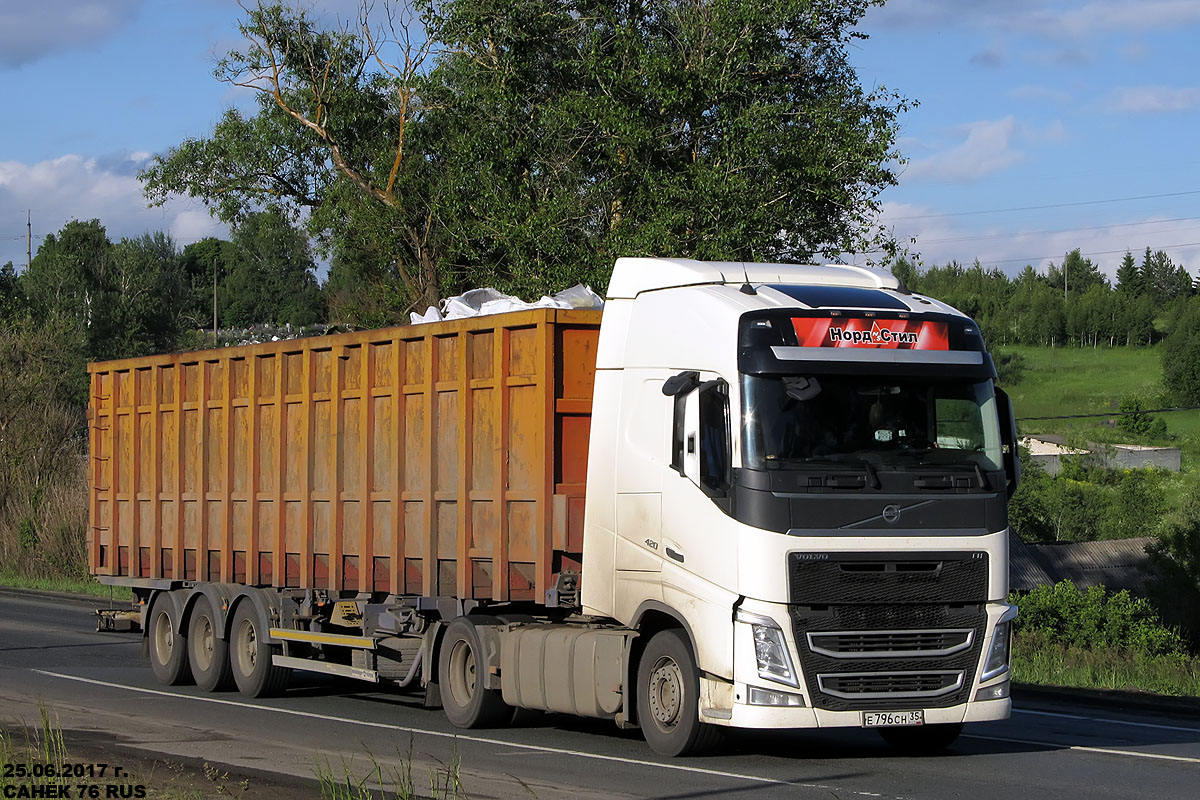 Вологодская область, № Е 796 СН 35 — Volvo ('2012) FH.420