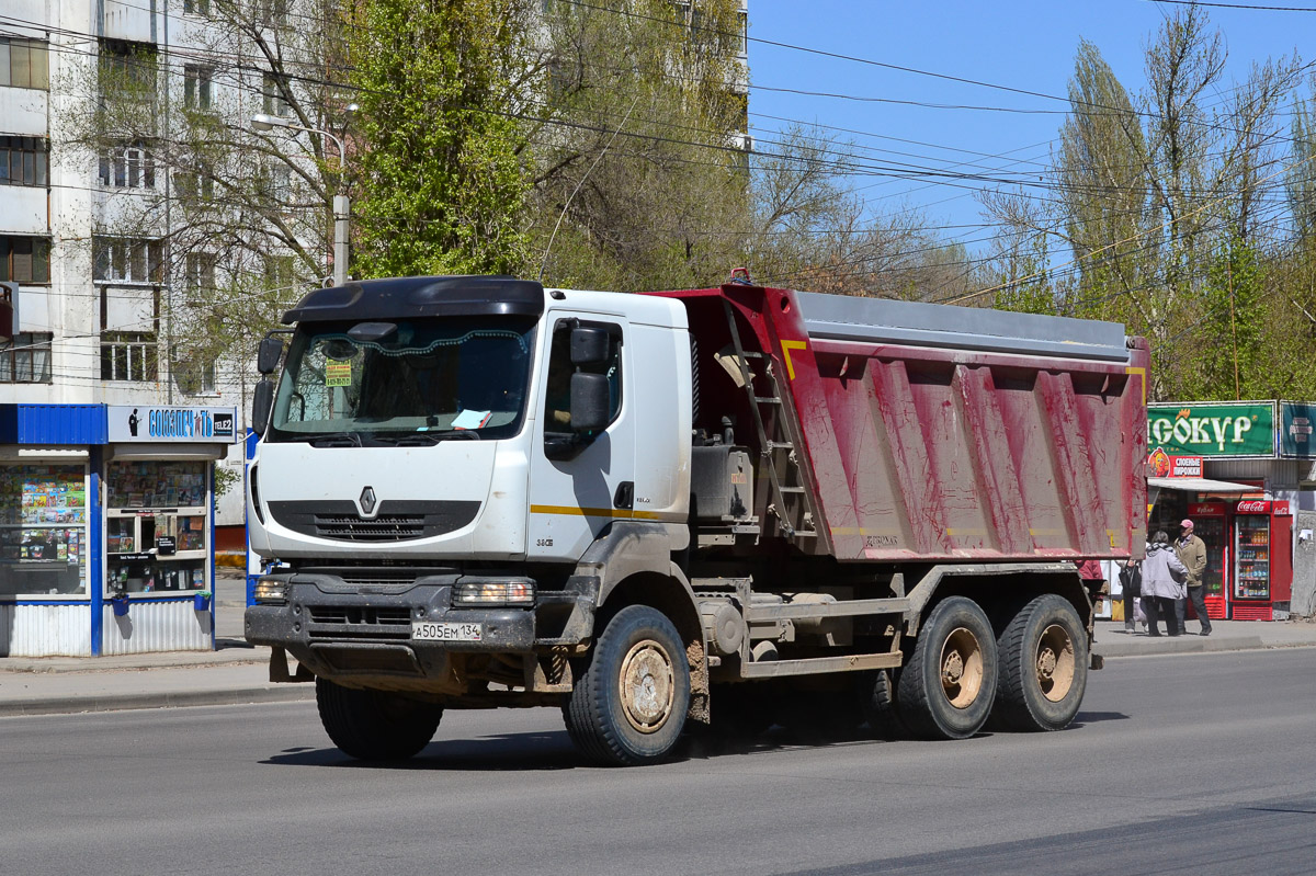 Волгоградская область, № А 505 ЕМ 134 — Renault Kerax [X9P]