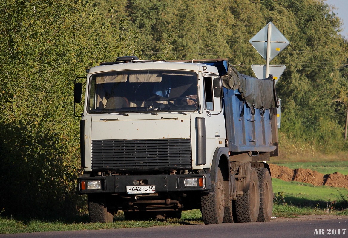 Тамбовская область, № Н 642 РО 68 — МАЗ-5516 (общая модель)