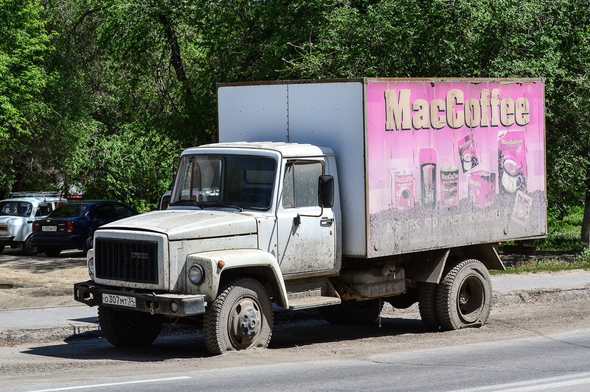 Волгоградская область, № О 307 МТ 34 — ГАЗ-3307