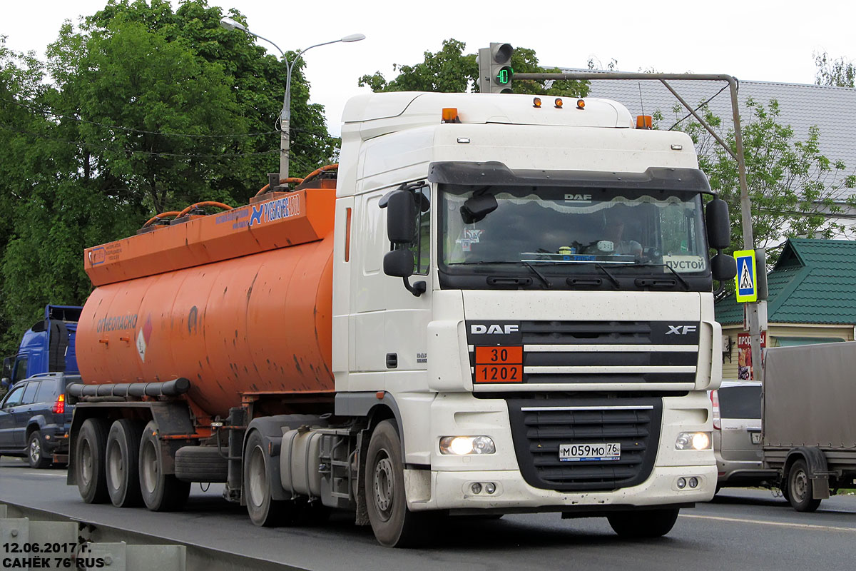 Ярославская область, № М 059 МО 76 — DAF XF105 FT