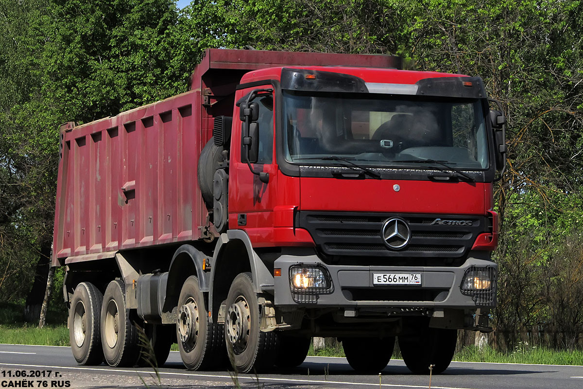 Ярославская область, № Е 566 ММ 76 — Mercedes-Benz Actros ('2003) 4141