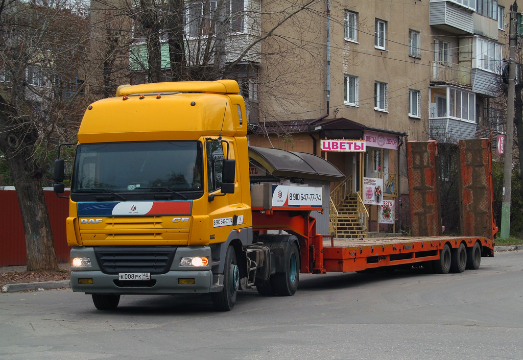 Калужская область, № К 008 РК 40 — DAF CF85 FT