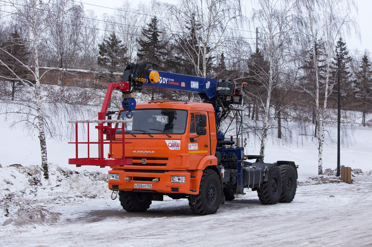 Красноярский край, № К 926 НТ 124 — КамАЗ-43118 (общая модель)