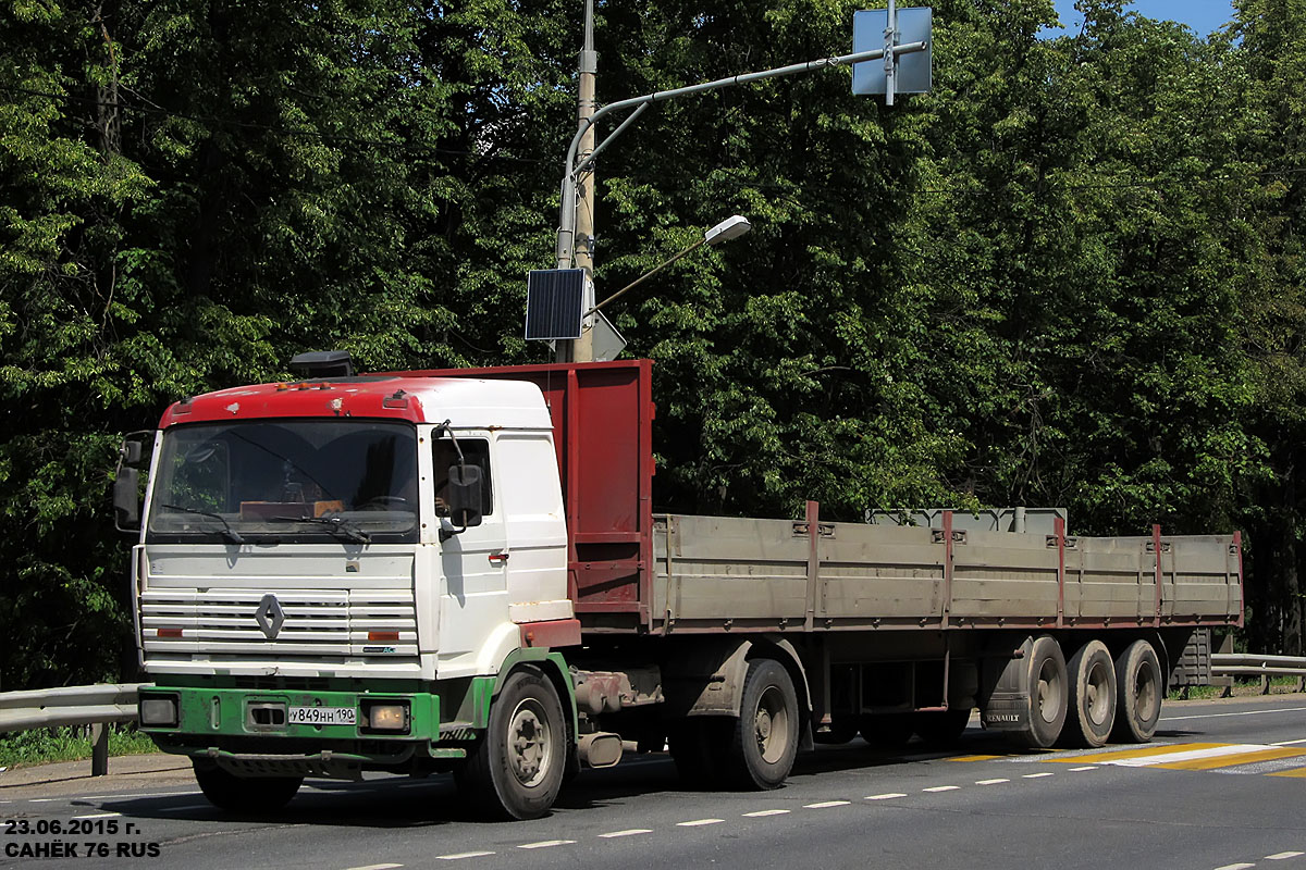 Московская область, № У 849 НН 190 — Renault G-Series Manager