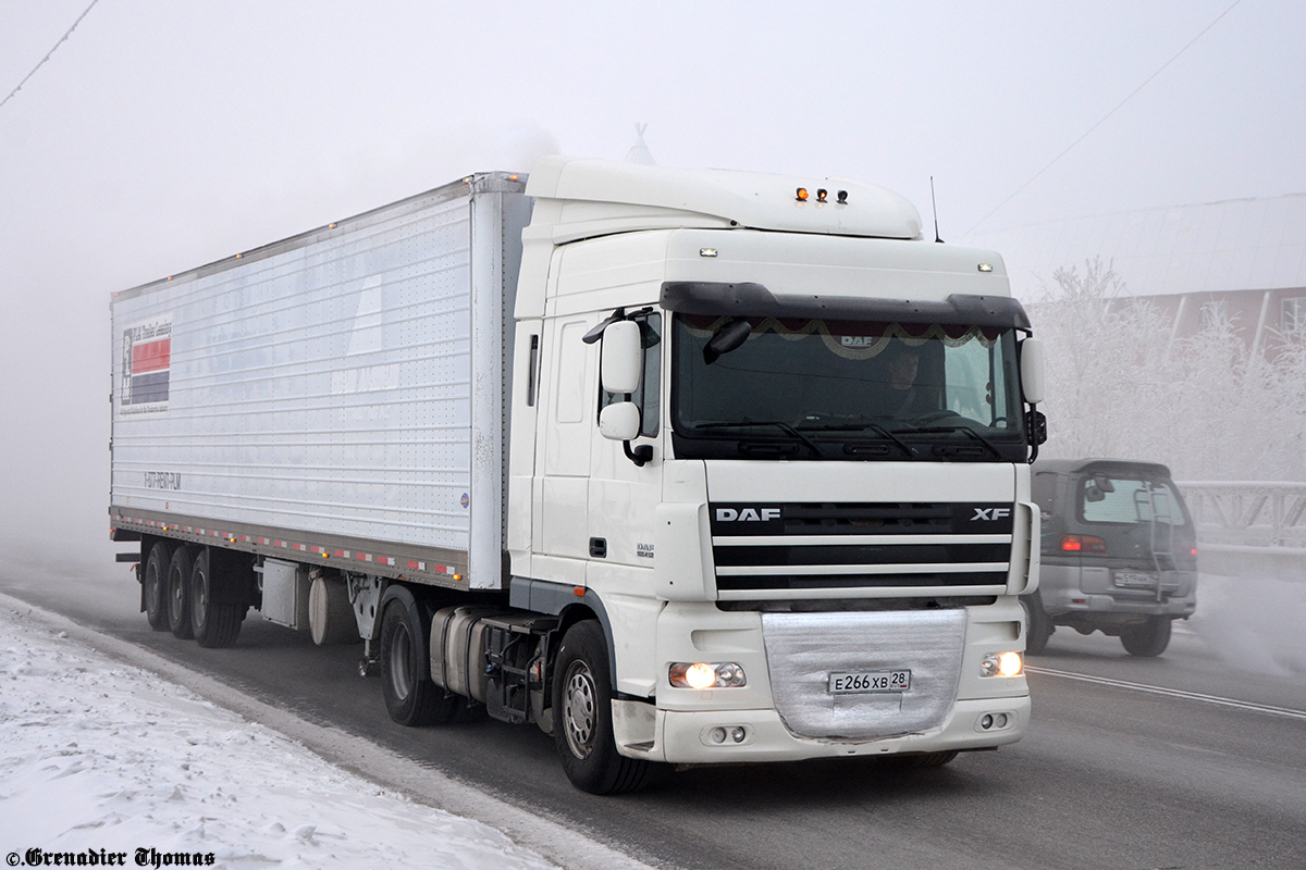 Амурская область, № Е 266 ХВ 28 — DAF XF105 FT