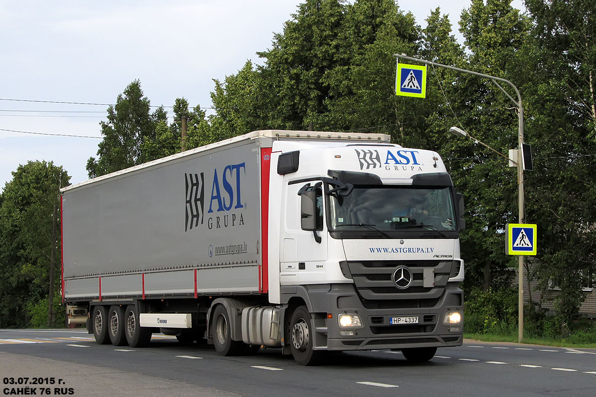 Латвия, № HP-4337 — Mercedes-Benz Actros ('2009) 1844