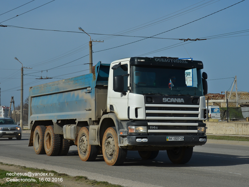Севастополь, № АК 1322 СЕ — Scania ('1996) P114C