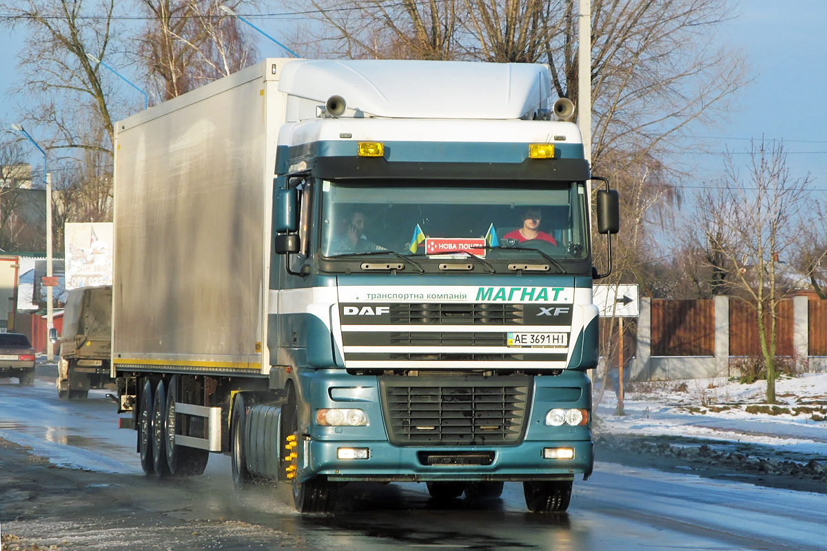 Днепропетровская область, № АЕ 3691 НІ — DAF XF95 FT