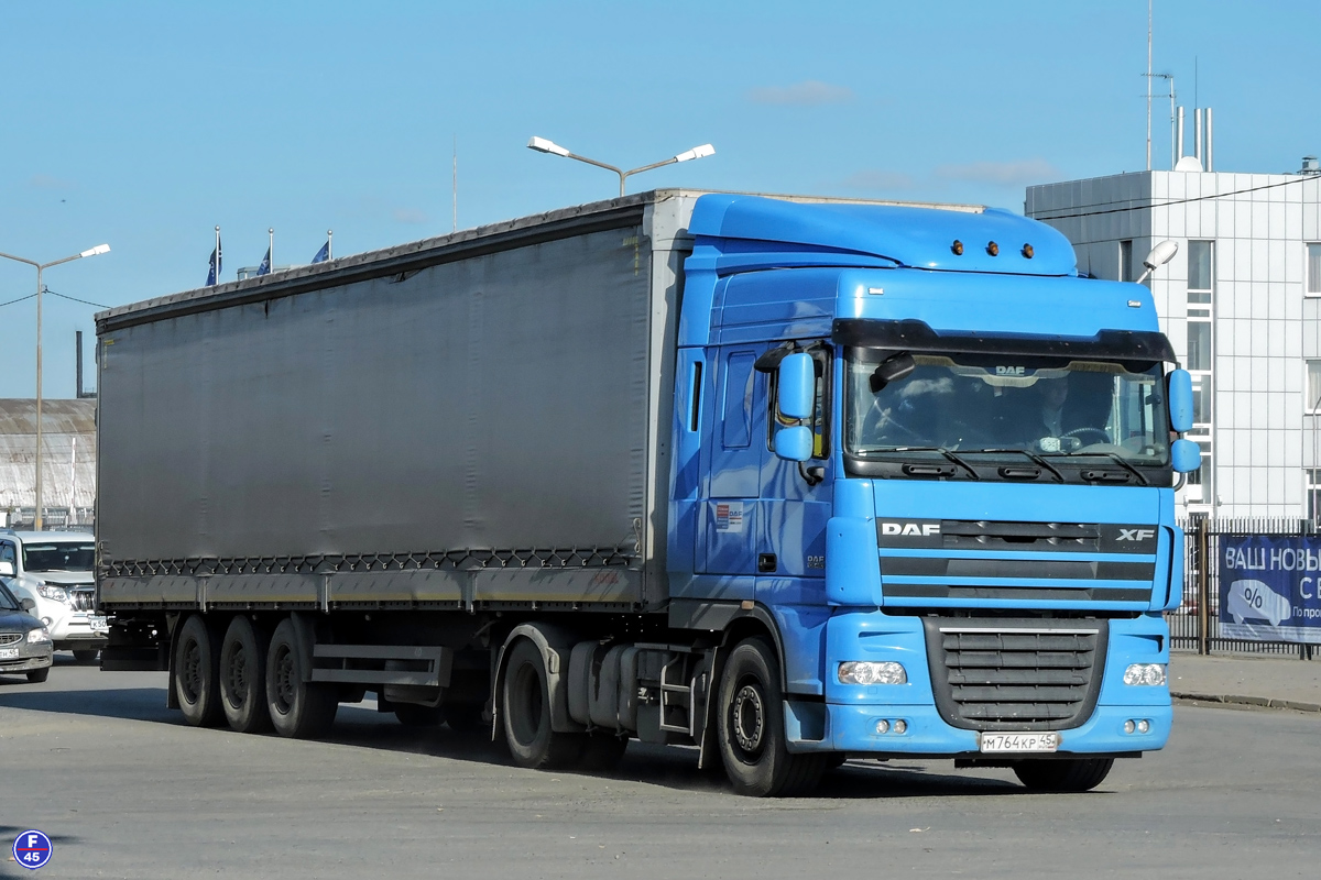 Курганская область, № М 764 КР 45 — DAF XF105 FT