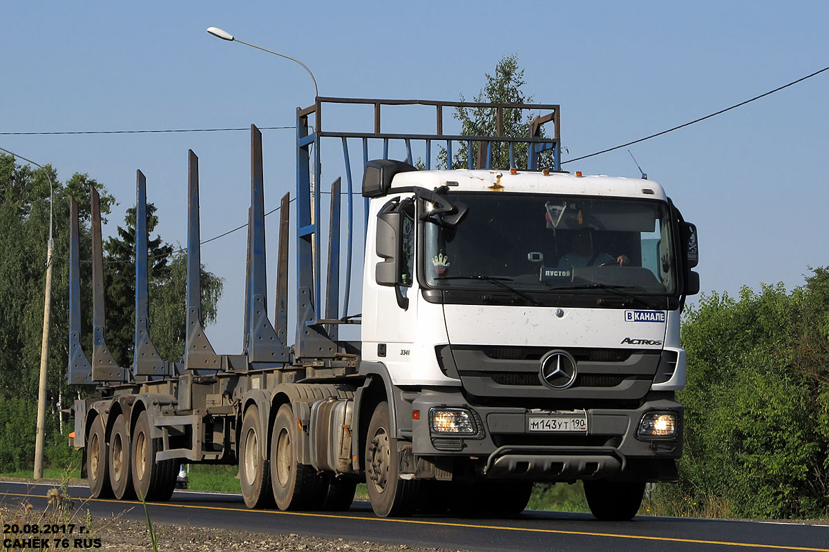 Московская область, № М 143 УТ 190 — Mercedes-Benz Actros '09 3341 [Z9M]