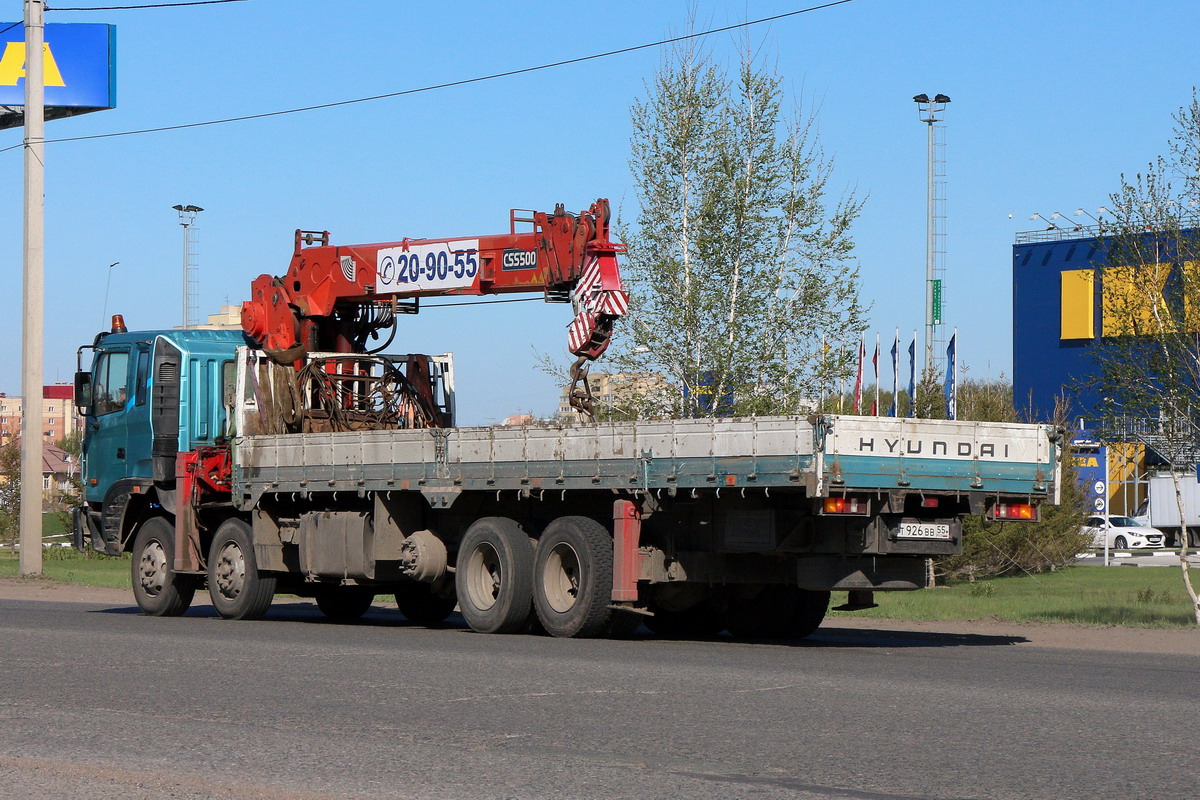 Омская область, № Т 926 ВВ 55 — Hyundai Super Truck (общая модель)