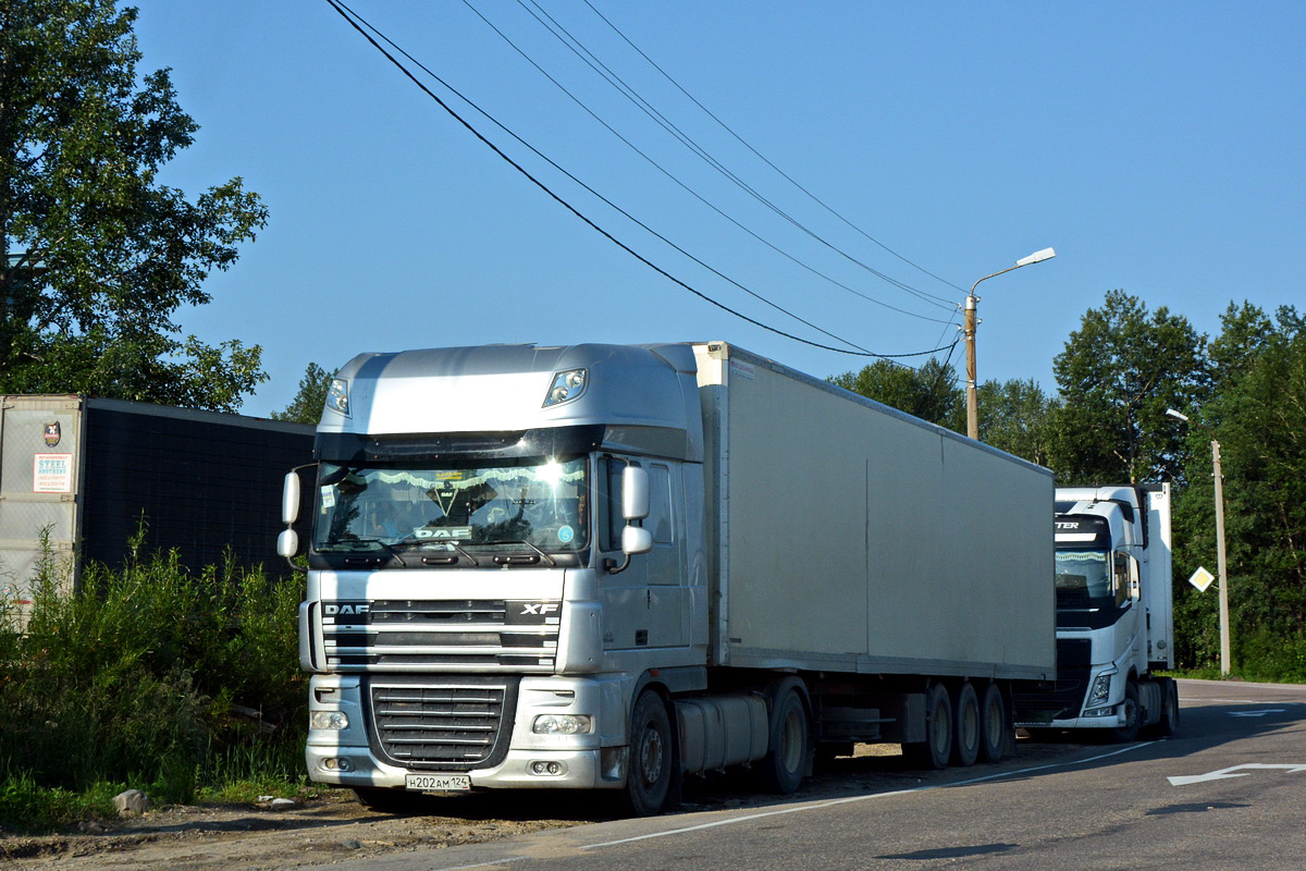 Красноярский край, № Н 202 АМ 124 — DAF XF105 FT