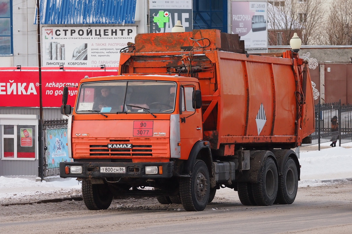 Ханты-Мансийский автоном.округ, № Т 800 СН 86 — КамАЗ-53215-15 [53215R]