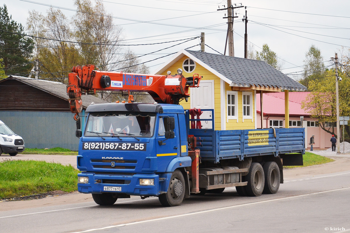 Ленинградская область, № В 877 ТВ 47 — КамАЗ-65117 (общая модель)