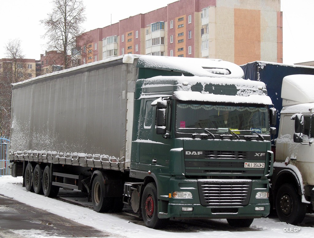 Витебская область, № АІ 3543-2 — DAF XF95 FT