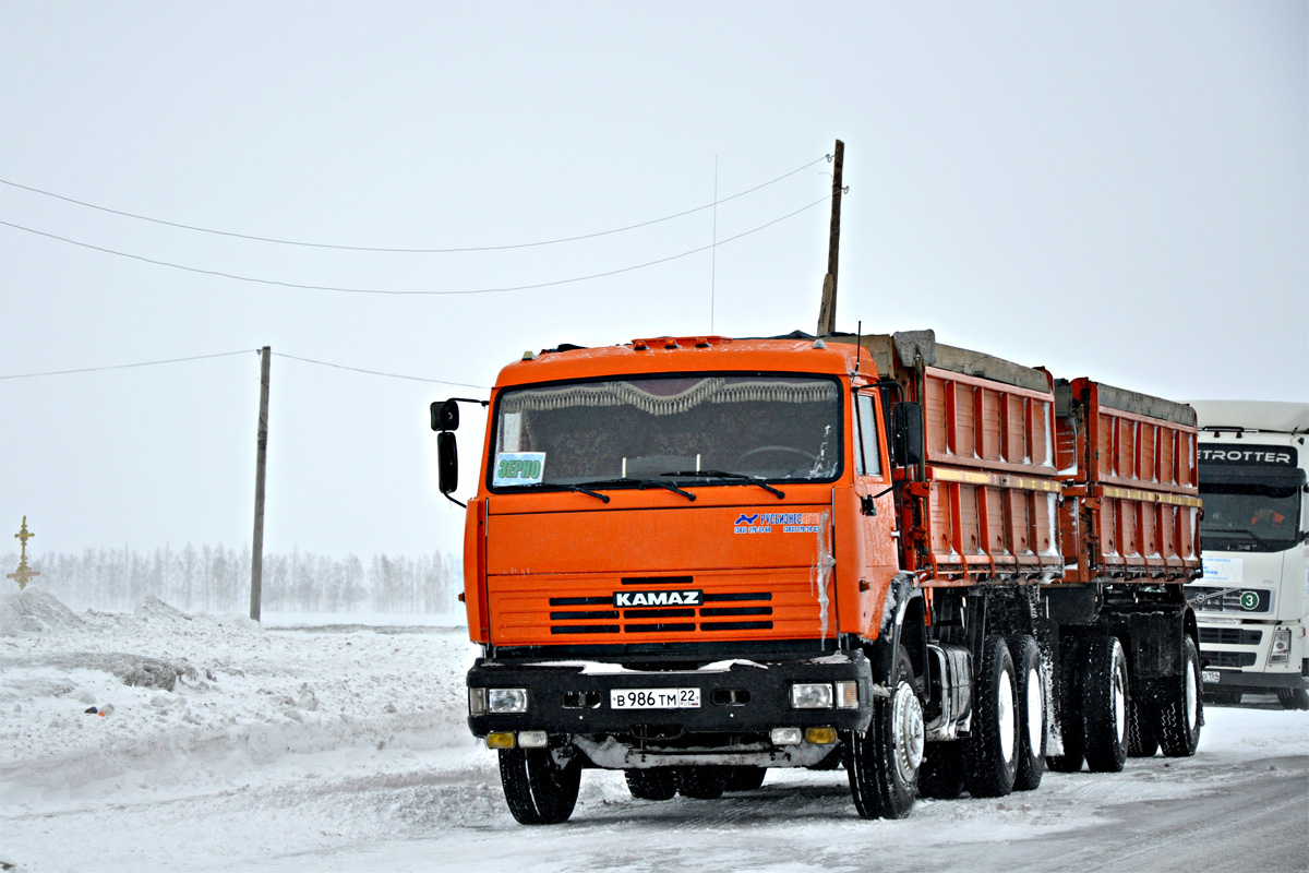 Алтайский край, № В 986 ТМ 22 — КамАЗ-65115-15 [65115R]