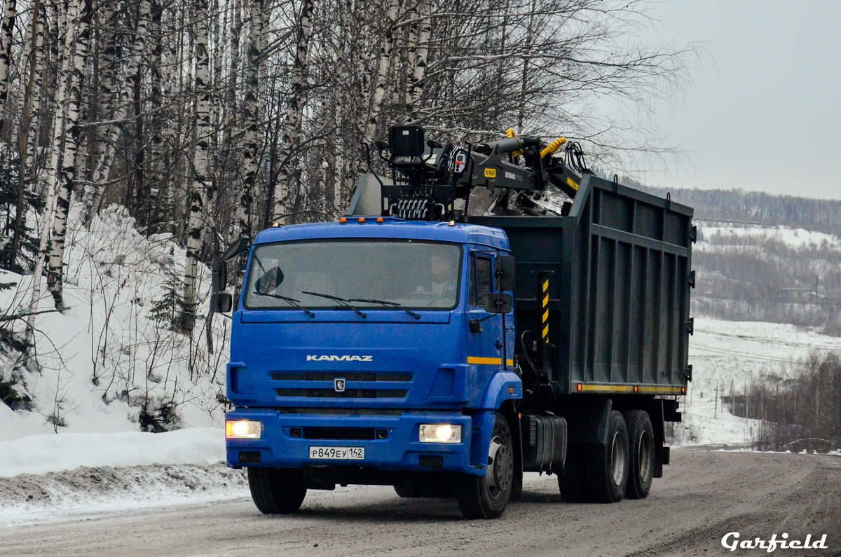 Кемеровская область, № Р 849 ЕУ 142 — КамАЗ-65115 (общая модель)