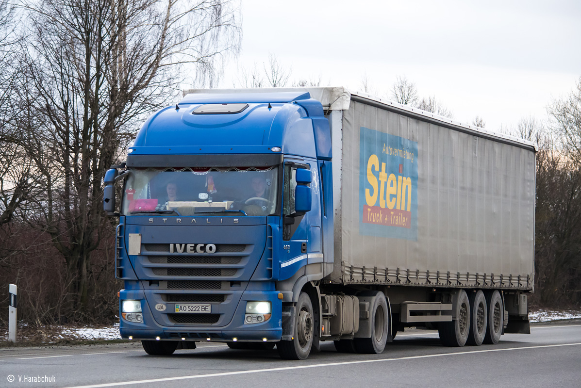 Закарпатская область, № АО 5222 ВЕ — IVECO Stralis ('2007) 450