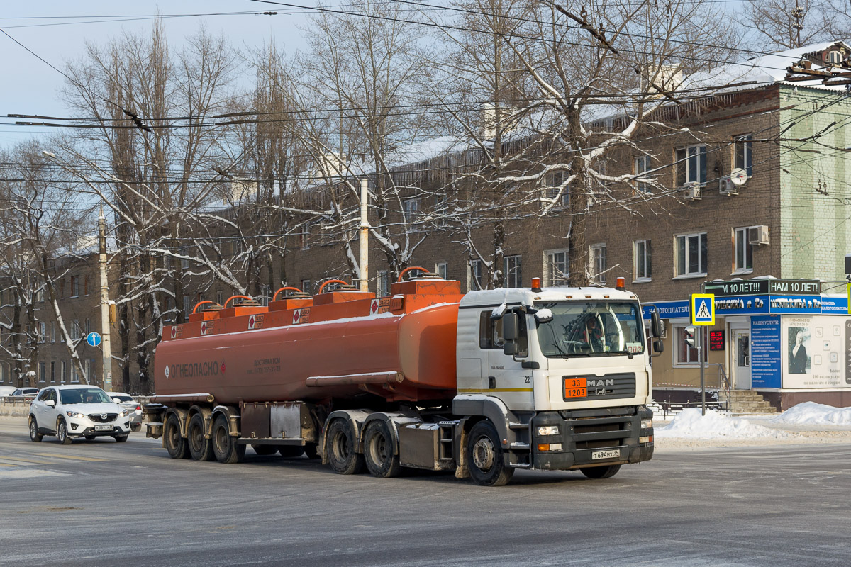 Воронежская область, № 22 — MAN TGA 26.430