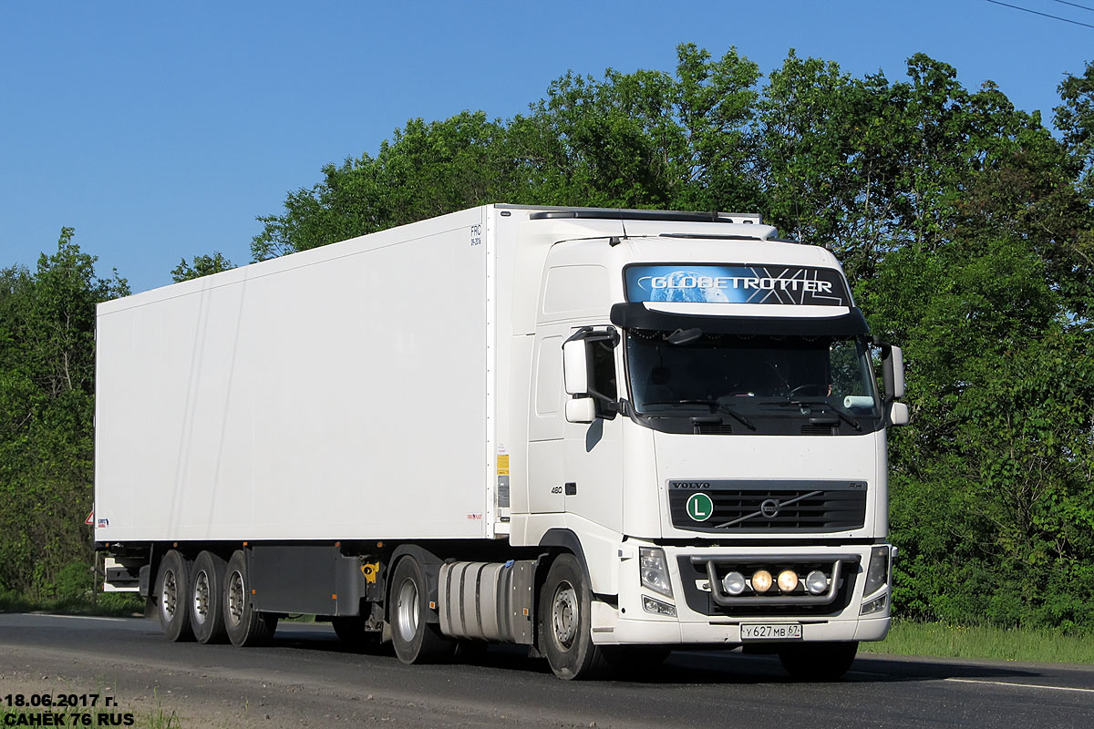 Смоленская область, № У 627 МВ 67 — Volvo ('2008) FH.460