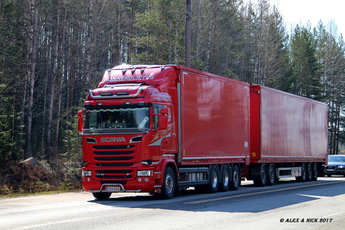 Финляндия, № VXX-550 — Scania ('2013) R730