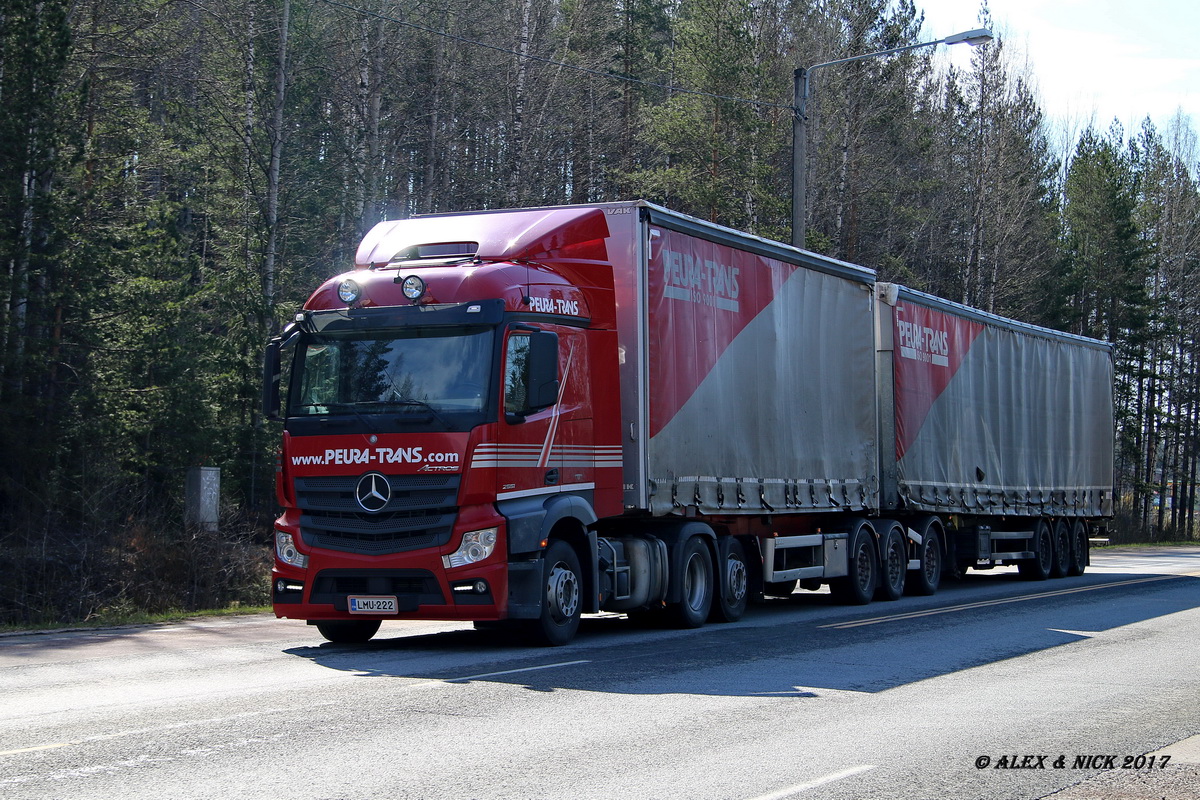 Финляндия, № LMU-222 — Mercedes-Benz Actros ('2011) 2551