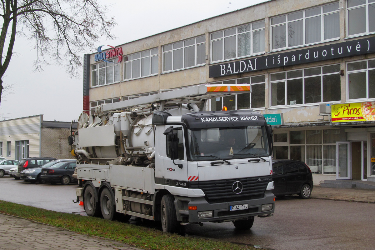 Литва, № GUZ 925 — Mercedes-Benz Actros ('1997)