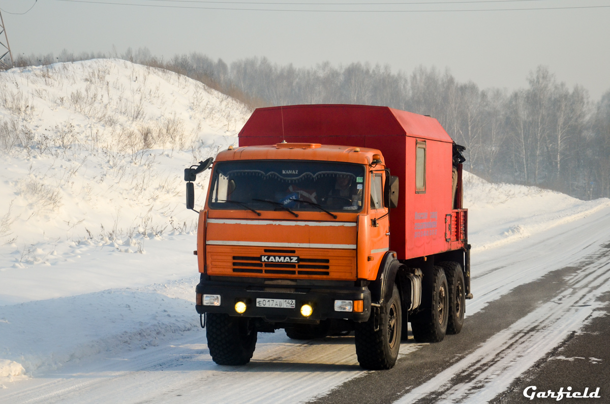 Кемеровская область, № Е 017 АВ 142 — КамАЗ-43118-15 [43118R]