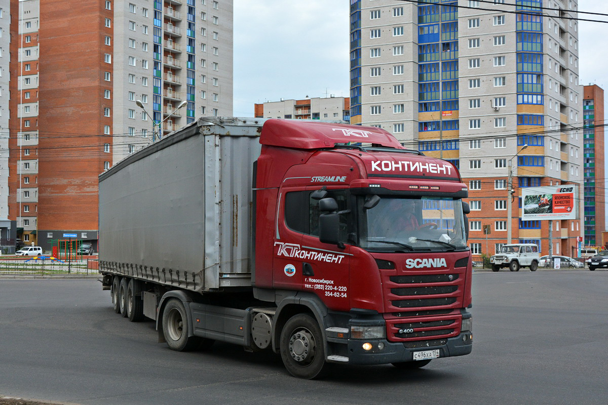 Новосибирская область, № С 496 ХА 154 — Scania ('2013) G400