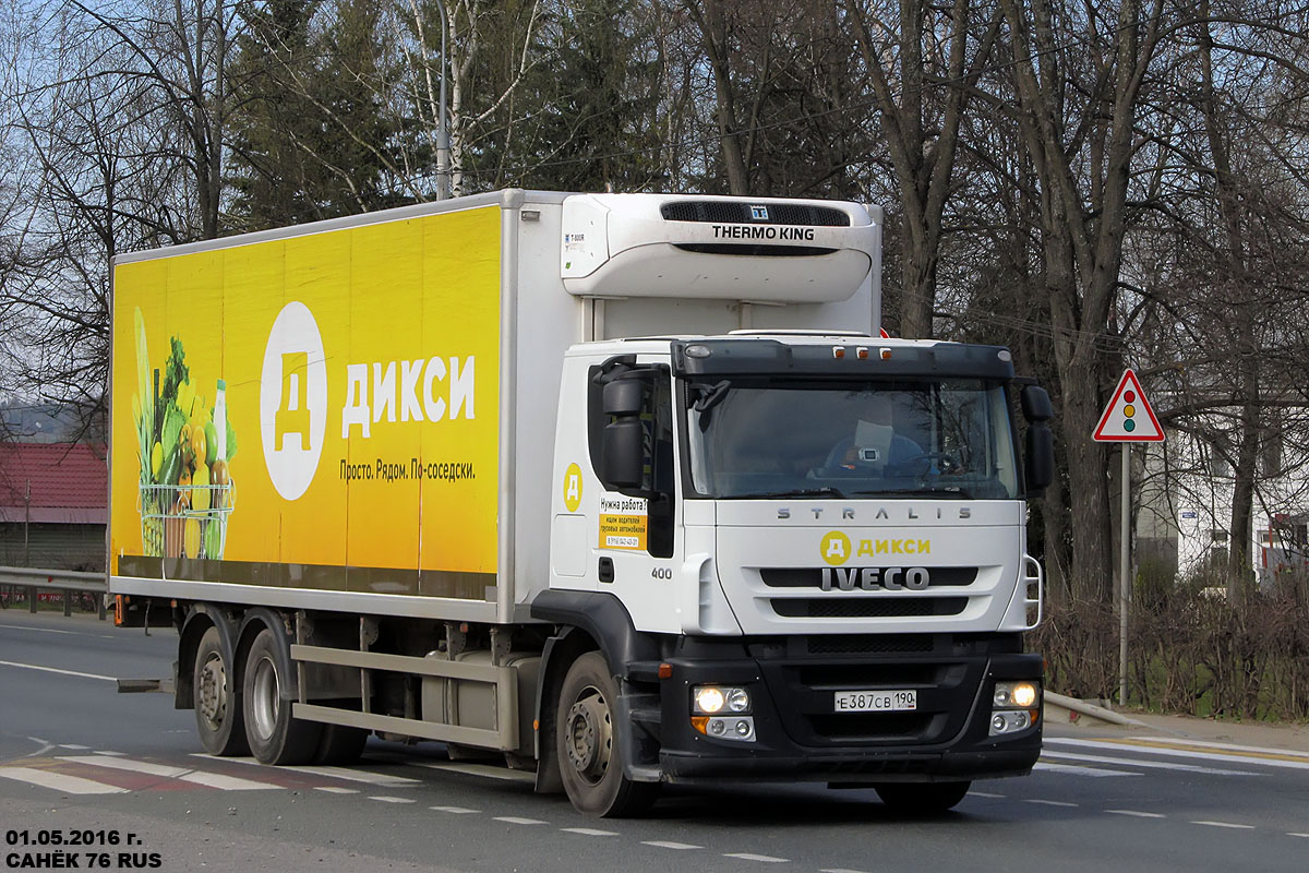 Московская область, № Е 387 СВ 190 — IVECO Stralis ('2007) 400