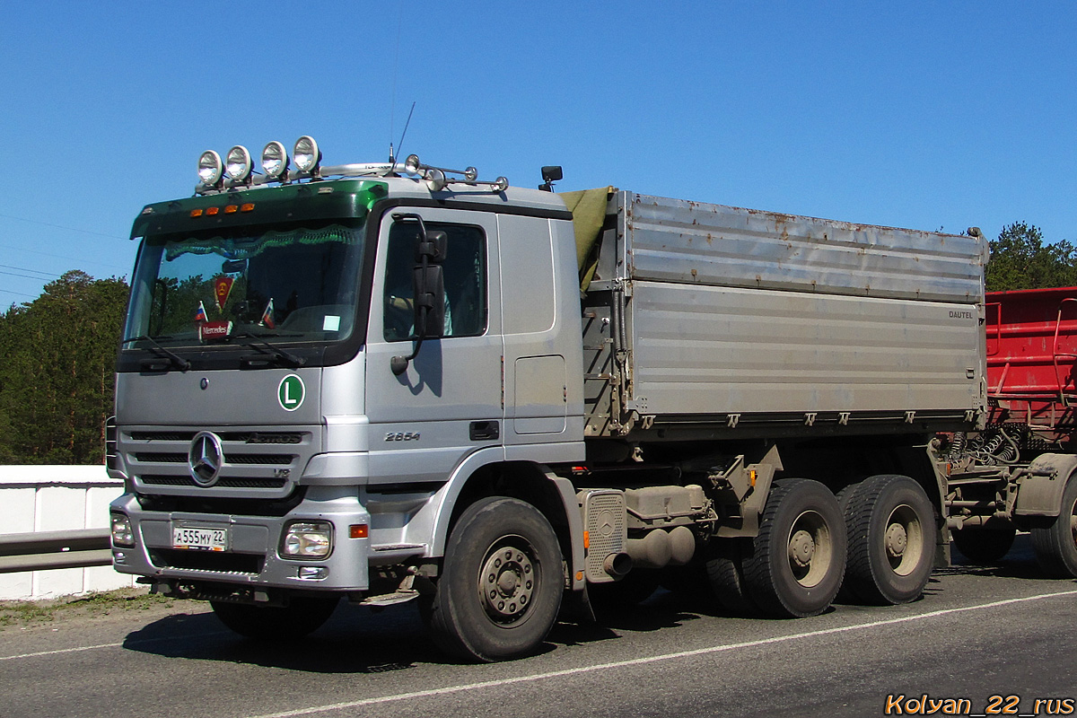 Алтайский край, № А 555 МУ 22 — Mercedes-Benz Actros ('2003)