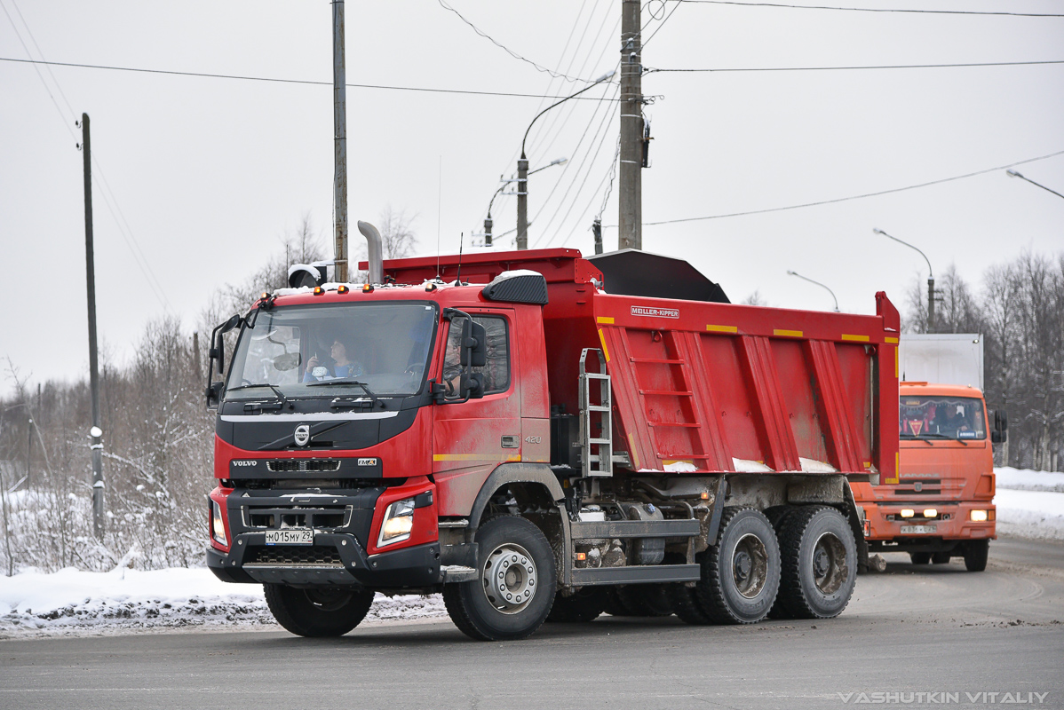 Архангельская область, № М 015 МУ 29 — Volvo ('2013) FMX.420 [X9P]