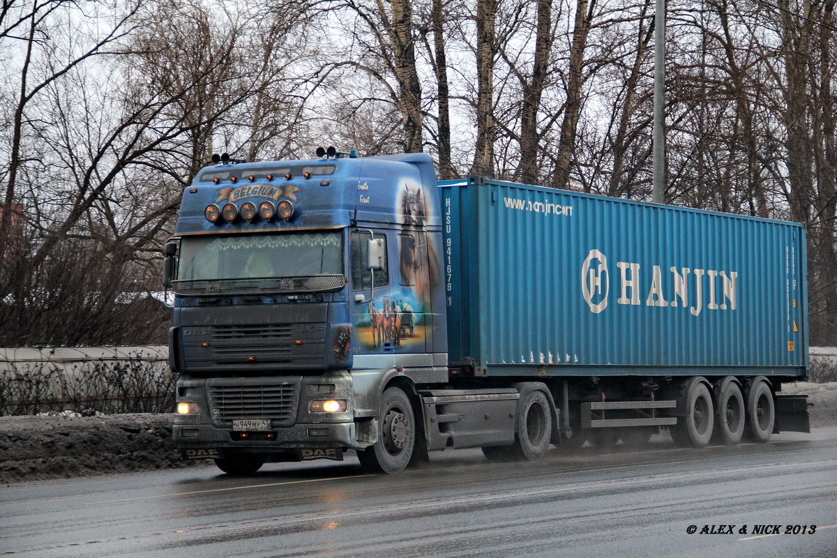 Ленинградская область, № Н 949 МУ 47 — DAF XF95 FT