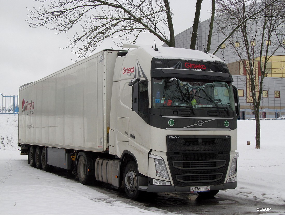 Смоленская область, № А 176 ВЕ 67 — Volvo ('2012) FH.500 [X9P]