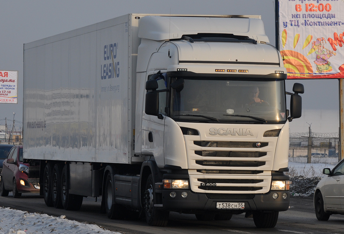 Омская область, № Т 538 СН 55 — Scania ('2013) G400