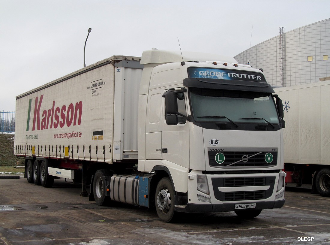 Смоленская область, № А 908 ВМ 67 — Volvo ('2008) FH.460