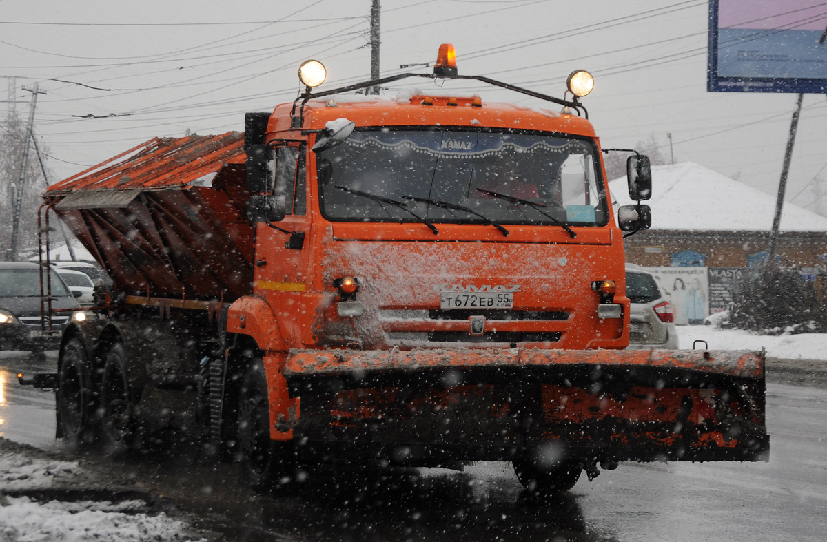 Омская область, № Т 672 ЕВ 55 — КамАЗ-65115-A4