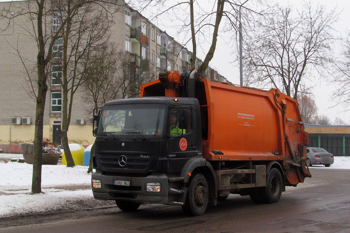 Литва, № CHU 643 — Mercedes-Benz Axor 1824