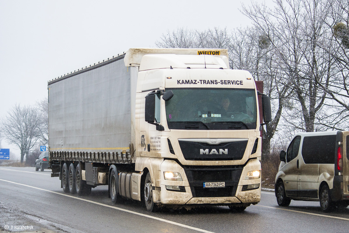 Ровненская область, № АА 7362 РС — MAN TGX ('2012) 18.400