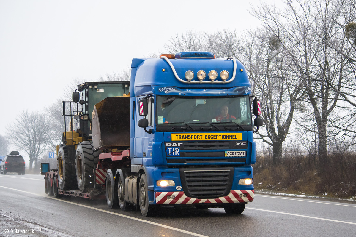 Волынская область, № АС 0172 АТ — DAF XF105 FTG