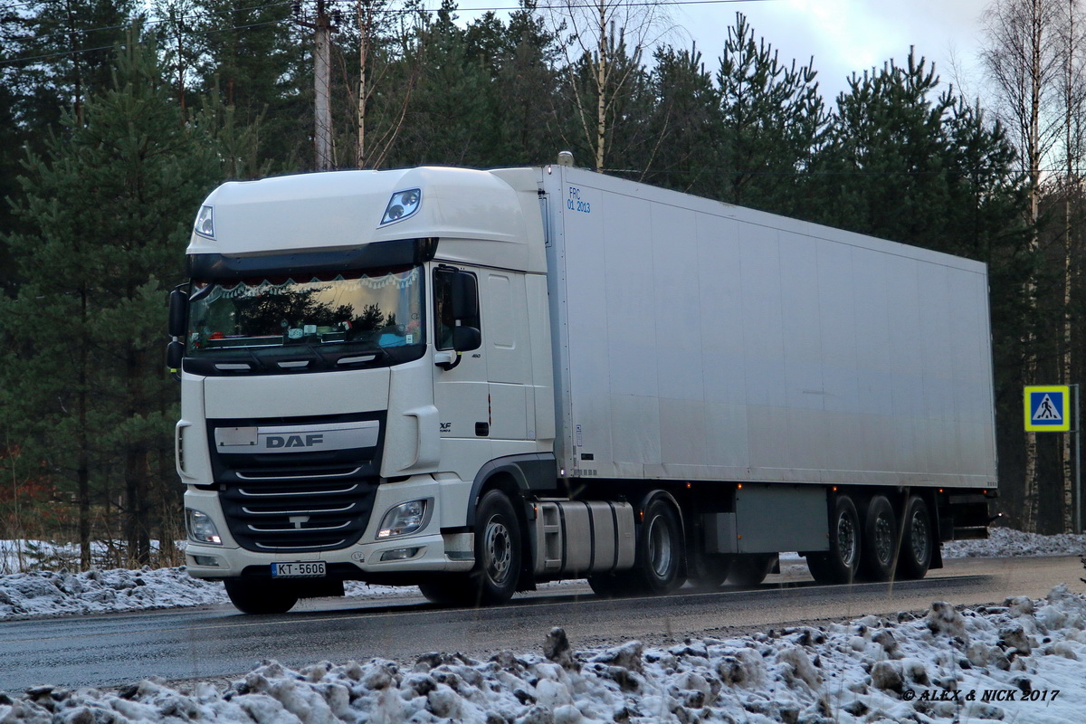 Латвия, № KT-5606 — DAF XF Euro6 FT