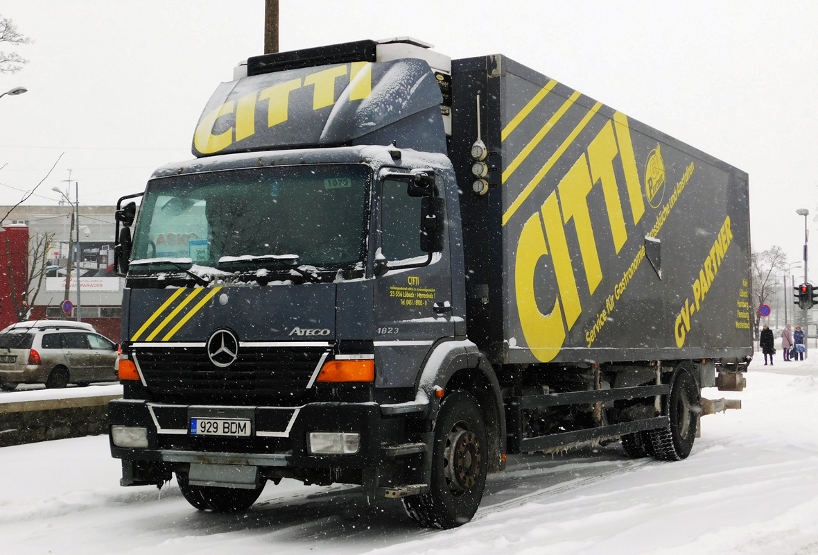 Эстония, № 929 BDM — Mercedes-Benz Atego 1823