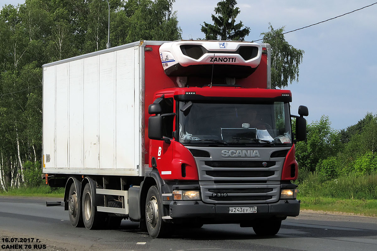 Москва, № А 243 ЕУ 777 — Scania ('2011) P310