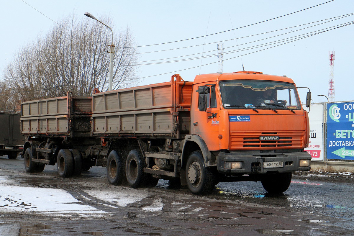 Омская область, № С 684 ЕК 55 — КамАЗ-65115-15 [65115R]