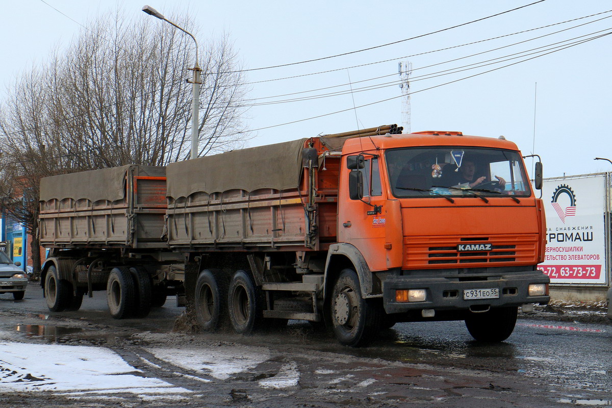 Омская область, № С 931 ЕО 55 — КамАЗ-65115-15 [65115R]