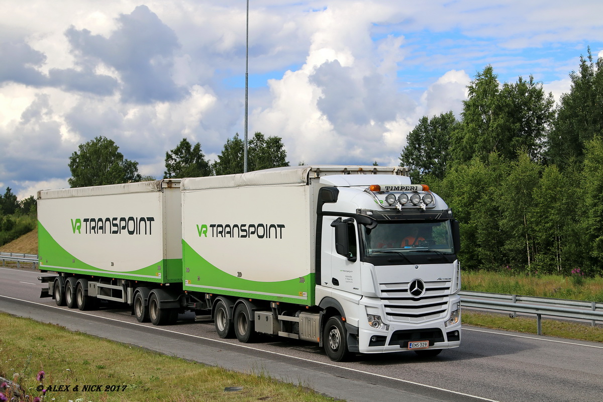 Финляндия, № EMS-329 — Mercedes-Benz Actros ('2011)