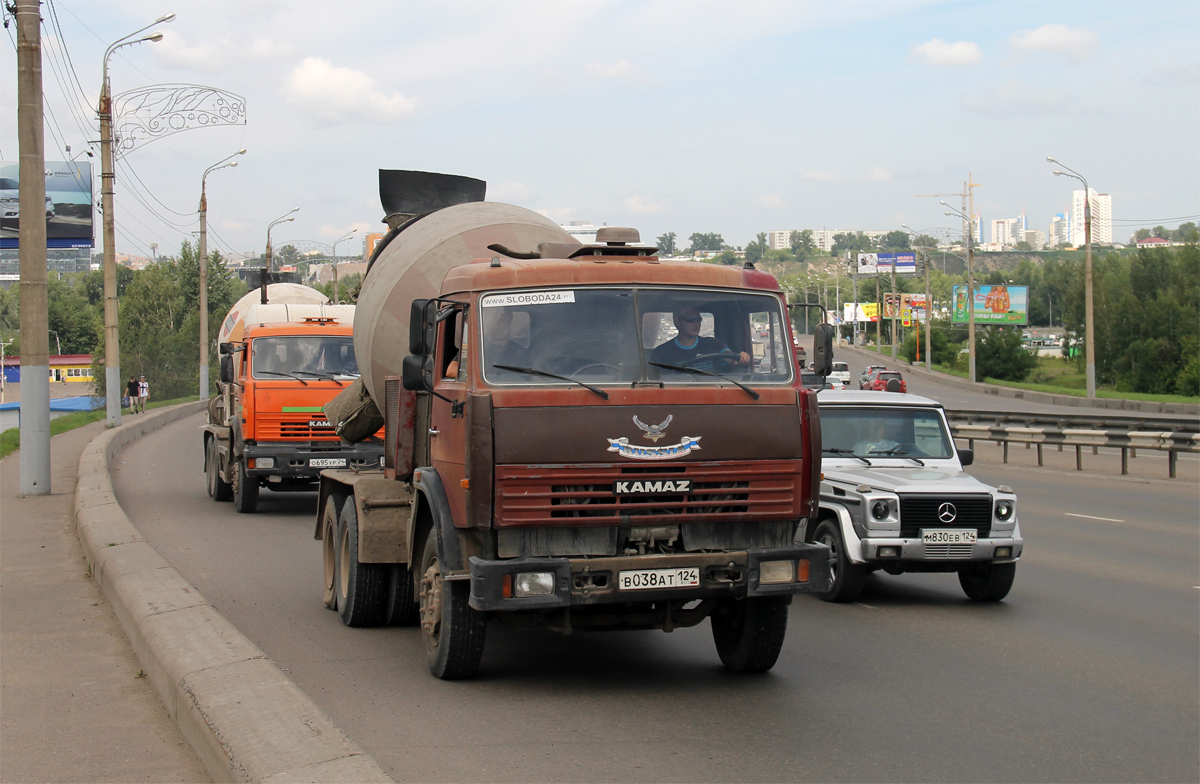 Красноярский край, № В 038 АТ 124 — КамАЗ-53229-15 [53229R]